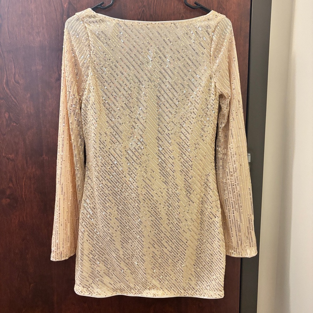Mini Gold Dress